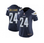 Women Nike Los Angeles Chargers #24 Trevor Williams Navy Blue Team Color Vapor Untouchable Limited Player NFL Jerseys