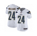 Women Nike Los Angeles Chargers #24 Trevor Williams White Vapor Untouchable Limited Player NFL Jersey