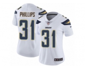 Women Nike Los Angeles Chargers #31 Adrian Phillips White Vapor Untouchable Limited Player NFL Jersey