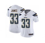 Women Nike Los Angeles Chargers #33 Derwin James White Stitched NFL Vapor Untouchable Limited Jersey