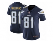 Women Nike Los Angeles Chargers #81 Mike Williams Navy Blue Team Color Vapor Untouchable Limited Player NFL Jersey