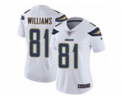 Women Nike Los Angeles Chargers #81 Mike Williams White Vapor Untouchable Limited Player NFL Jersey