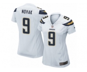Women Nike Los Angeles Chargers #9 Nick Novak Game White NFL Jersey