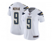 Women Nike Los Angeles Chargers #9 Nick Novak White Vapor Untouchable Limited Player NFL Jersey
