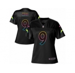 Women Nike Los Angeles Chargers #9 Younghoe Koo Game Black Fashion NFL Jersey