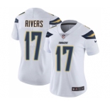 Women's Los Angeles Chargers #17 Philip Rivers White Vapor Untouchable Limited Player Football Jersey