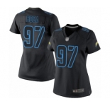Women's Los Angeles Chargers #97 Joey Bosa Limited Black Impact Football Jersey