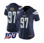 Women's Los Angeles Chargers #97 Joey Bosa Navy Blue Team Color Vapor Untouchable Limited Player 100th Season Football Jersey