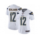 Women's Nike Los Angeles Chargers #12 Travis Benjamin Vapor Untouchable Limited White NFL Jersey