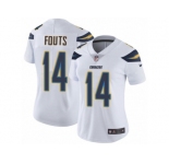 Women's Nike Los Angeles Chargers #14 Dan Fouts Vapor Untouchable Limited White NFL Jersey