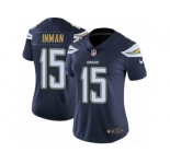 Women's Nike Los Angeles Chargers #15 Dontrelle Inman Vapor Untouchable Limited Navy Blue Team Color NFL Jersey