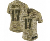 Women's Nike Los Angeles Chargers #17 Philip Rivers Limited Camo 2018 Salute to Service NFL Jersey