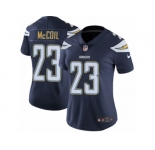 Women's Nike Los Angeles Chargers #23 Dexter McCoil Vapor Untouchable Limited Navy Blue Team Color NFL Jersey
