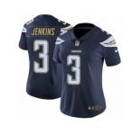Women's Nike Los Angeles Chargers #3 Rayshawn Jenkins Elite Navy Blue Team Color NFL Jersey