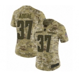 Women's Nike Los Angeles Chargers #37 Jahleel Addae Limited Camo 2018 Salute to Service NFL Jersey