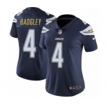 Women's Nike Los Angeles Chargers #4 Michael Badgley Navy Blue Team Color Vapor Untouchable Limited Player NFL Jersey