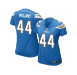 Women's Nike Los Angeles Chargers #44 Andre Williams Game Electric Blue Alternate NFL Jersey