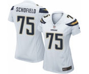 Women's Nike Los Angeles Chargers #75 Michael Schofield Game White NFL Jersey