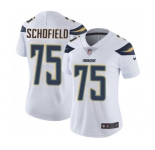 Women's Nike Los Angeles Chargers #75 Michael Schofield White Vapor Untouchable Limited Player NFL Jersey