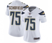 Women's Nike Los Angeles Chargers #75 Michael Schofield White Vapor Untouchable Limited Player NFL Jersey