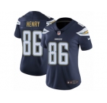 Women's Nike Los Angeles Chargers #86 Hunter Henry Vapor Untouchable Limited Navy Blue Team Color NFL Jersey