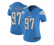 Women's Nike Los Angeles Chargers #97 Jeremiah Attaochu Vapor Untouchable Limited Electric Blue Alternate NFL Jersey