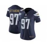 Women's Nike Los Angeles Chargers #97 Jeremiah Attaochu Vapor Untouchable Limited Navy Blue Team Color NFL Jersey