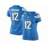 Women's Nike San Diego Chargers #12 Travis Benjamin Limited Electric Blue Alternate NFL Jersey