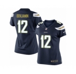 Women's Nike San Diego Chargers #12 Travis Benjamin Limited Navy Blue Team Color NFL Jersey