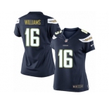 Women's Nike San Diego Chargers #16 Tyrell Williams Limited Navy Blue Team Color NFL Jersey