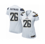 Women's Nike San Diego Chargers #26 Casey Hayward Limited White NFL Jersey