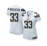 Women's Nike San Diego Chargers #33 Dexter McCluster Limited White NFL Jersey