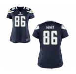 Women's Nike San Diego Chargers #86 Hunter Henry Navy Blue Team Color NFL Jersey