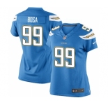 Women's Nike San Diego Chargers #99 Joey Bosa Electric Blue Alternate NFL Jersey