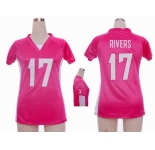 nike women nfl jerseys san diego chargers #17 rivers pink[draft him ii top]