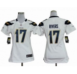 nike women nfl jerseys san diego chargers #17 rivers white[nike]