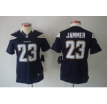nike women nfl jerseys san diego chargers #23 jammer dk.blue[nike limited]