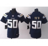 nike women nfl jerseys san diego chargers #50 manti teo dk.blue[new nike]