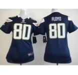 nike women nfl jerseys san diego chargers #80 floyd dk.blue[nike limited]