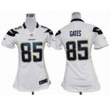 nike women nfl jerseys san diego chargers #85 gates white[nike]