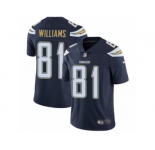 Youth Nike Los Angeles Chargers #81 Mike Williams Navy Blue Team Color Vapor Untouchable Limited Player NFL Jersey