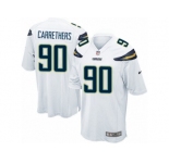 Youth Nike Los Angeles Chargers #90 Ryan Carrethers Game White NFL Jersey