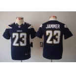 nike youth nfl jerseys san diego chargers #23 jammer dk.blue[nike limited]