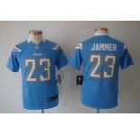 nike youth nfl jerseys san diego chargers #23 jammer lt.blue[nike limited]