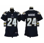 nike youth nfl jerseys san diego chargers #24 mathews dk blue[nike]