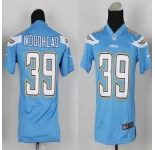 nike youth nfl jerseys san diego chargers #39 woodhead lt.blue[new nike]
