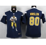 nike youth nfl jerseys san diego chargers #80 winslon dk.blue[portrait fashion]