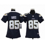 nike youth nfl jerseys san diego chargers #85 gates dk.blue[nike]