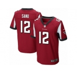 Men's Nike Atlanta Falcons #12 Mohamed Sanu Elite Red Team Color NFL Jersey