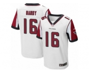 Men's Nike Atlanta Falcons #16 Justin Hardy Elite White NFL Jersey